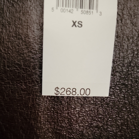 SHERPA & VEGAN LEATHER TRIM JACKET/GAP/CREAM - Picture 4 of 13